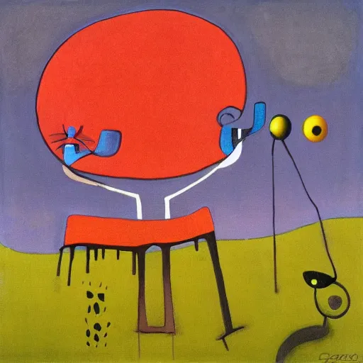 Prompt: Art by Desmond Morris