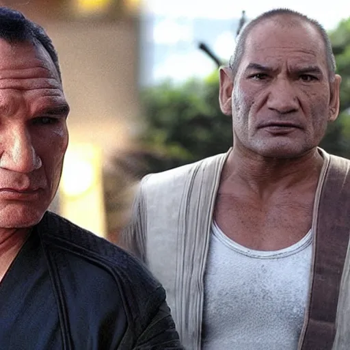 Prompt: Star Wars Episode II: Attack of Temuera Morrison