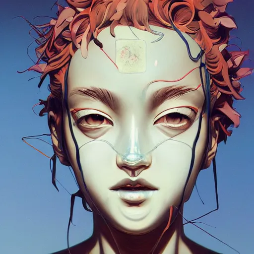 Image similar to citizen portrait soft light painted by james jean and tooth woo, inspired by cowboy bebop anime, smooth face feature, intricate oil painting, high detail illustration, sharp high detail, manga and anime 1 9 9 9