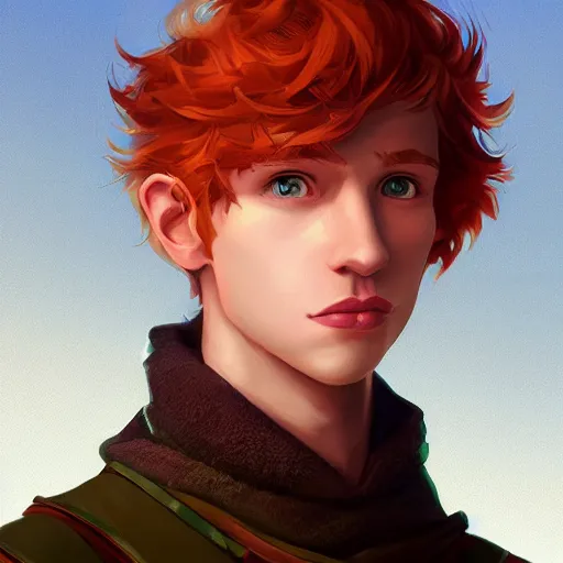 Image similar to portrait of kvothe, mattepainting concept blizzard pixar maya engine on stylized background splash comics global illumination lighting artstation, sharp focus, lois van baarle, ilya kuvshinov, rossdraws