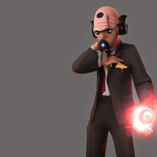 Image similar to albert eisenstein in tf 2, sfm render, steam workshop, source engine, team fortress 2, model