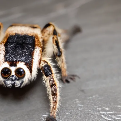 Prompt: poecilotheria hybrid arachnoboards