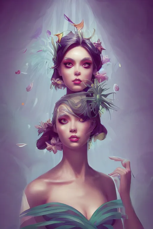 Image similar to a beautiful fashion goddness of love, chic strapless dress, tropical sea background, character design, in the style of artgerm, and wlop, cinematic lighting, hyperdetailed, 8 k realistic, symmetrical, global illumination, radiant light, frostbite 3 engine, cryengine, dof, trending on artstation, digital art