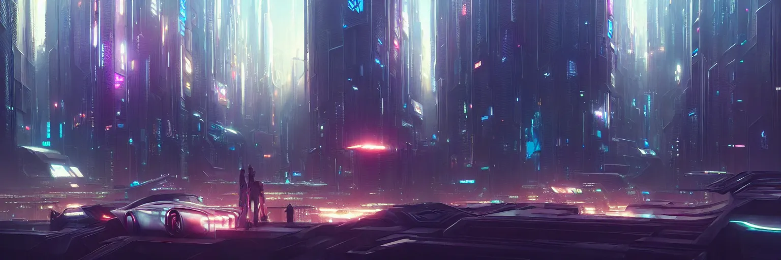 Prompt: out of focus scene of a futuristic cyberpunk cityscape, bokeh, hyper photorealistic, crispy quality, digital photography, art by pascal blanche, art by artgerm, art by greg rutkowski,