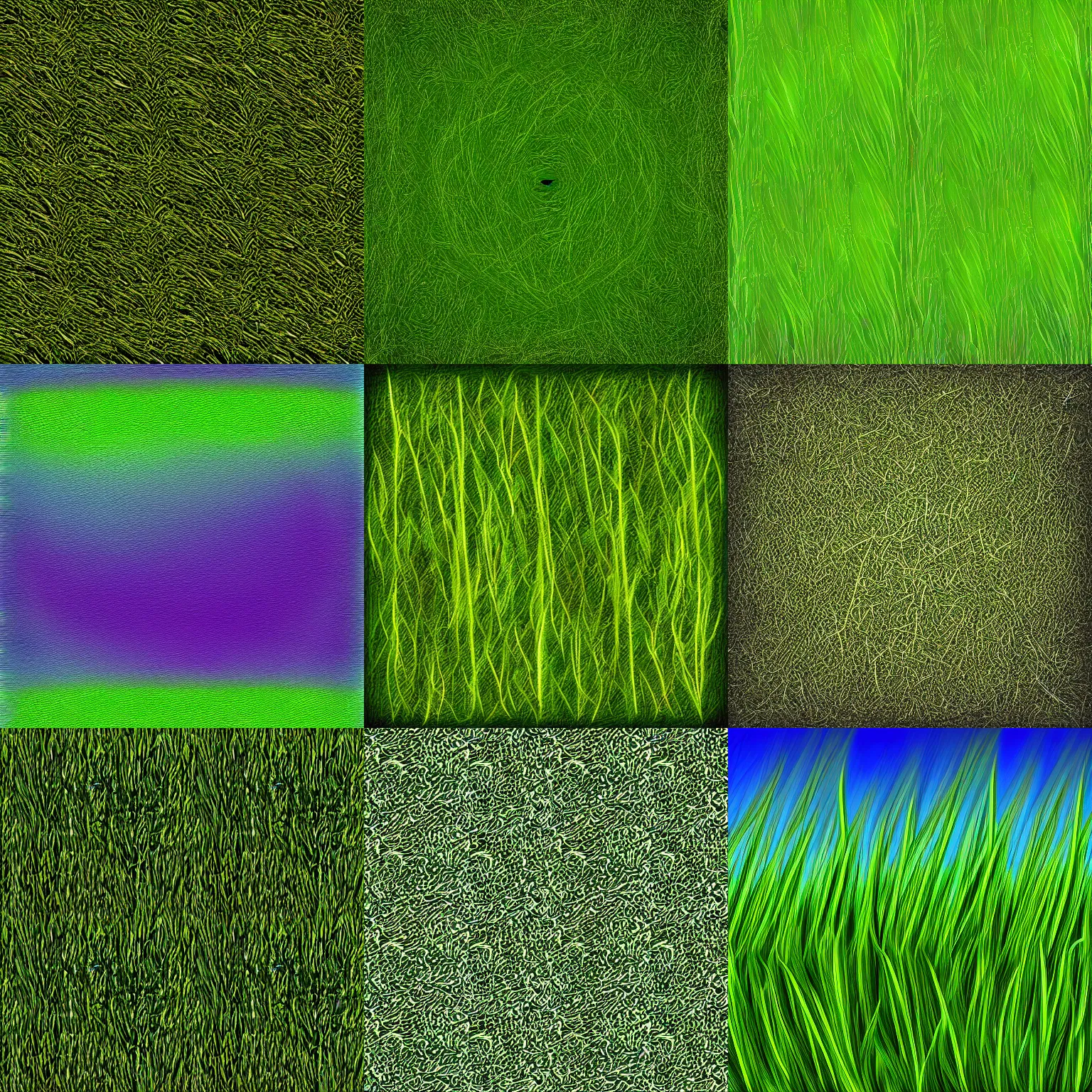 Prompt: grass texture, digital art