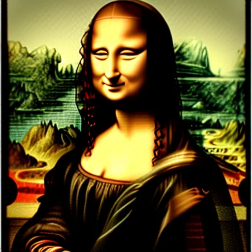 Prompt: male Mona Lisa