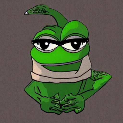 Pepe the frog as a chad meme, hyperrealistic, 8k