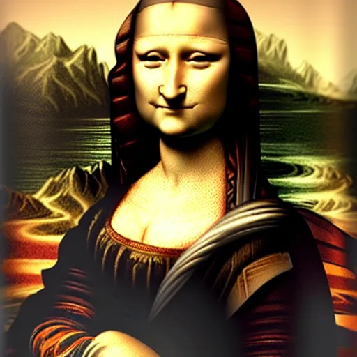 Prompt: Monalisa with a Husky face , 4k , highly detailed, cinematic lightening, atmospheric ,by artgerm; wayne reynolds art station; cinematic quality character render; low angle; ultra high quality model; production quality cinema model