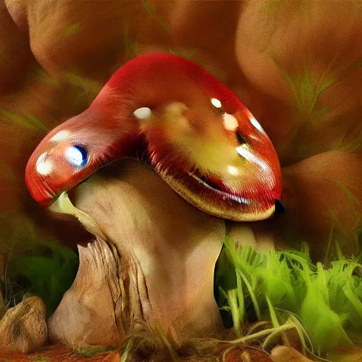 Prompt: 4k mushroom