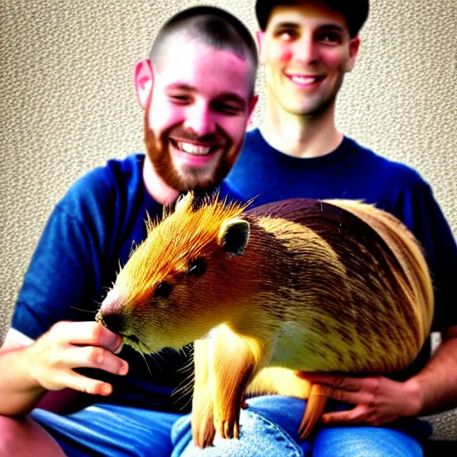 Steven kenneth bonnell ii with a capybara | Stable Diffusion | OpenArt