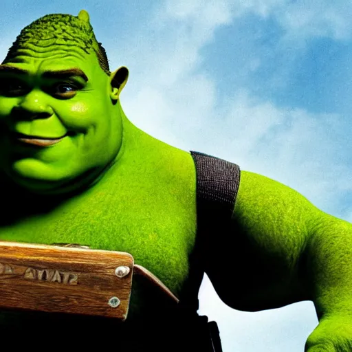 Image similar to agent shrek