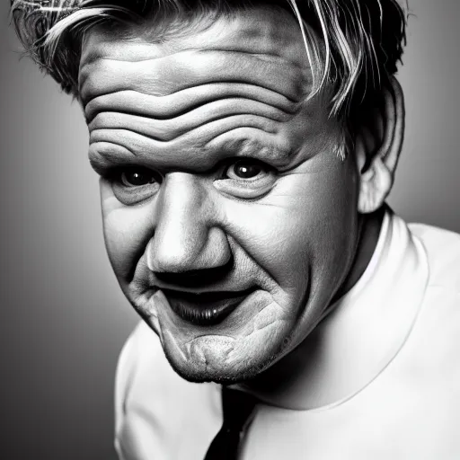 Prompt: portrait photoshoot of Gordon Ramsay clown