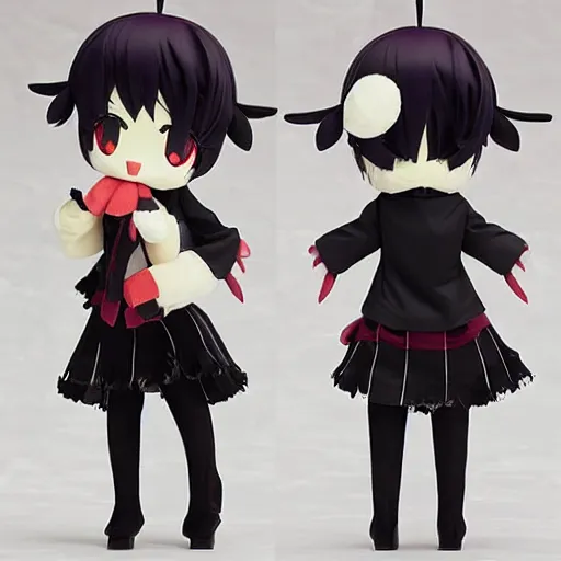 Image similar to cute fumo plush of the archetypal boss's daughter from a gangster movie, anime girl