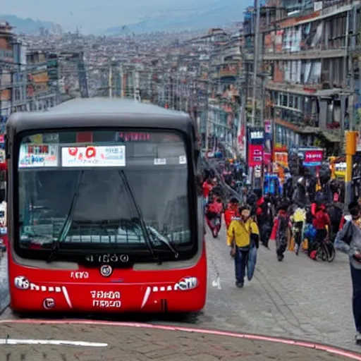 Image similar to transmilenio