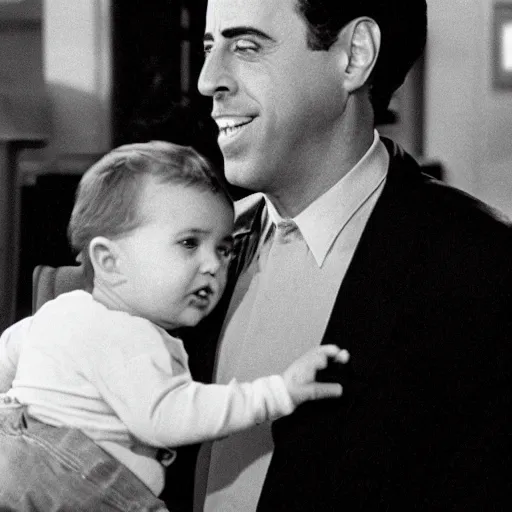 Prompt: baby Jerry Seinfeld, Godfather, 8k