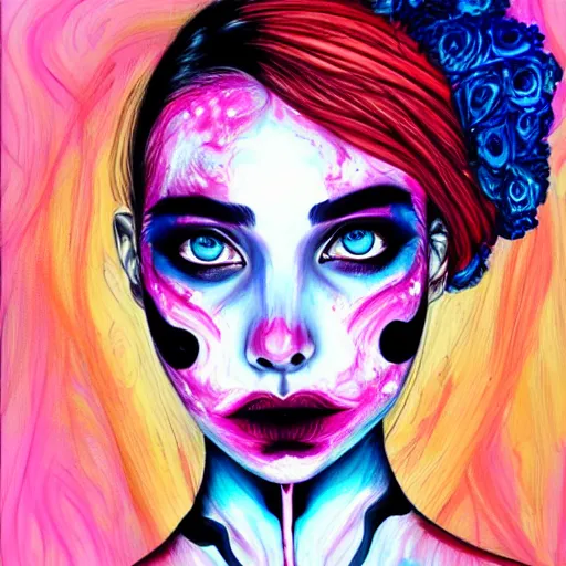 Image similar to photo of young woman by harumi hironaka