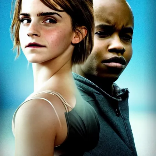 Prompt: emma watson vs chubaka, new movie poster. symmetry, awesome exposition, very detailed, highly accurate, professional lighting diffracted lightrays, 8 k, sense of awe