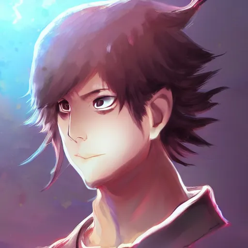 Image similar to portrait of glowing eyes biden, anime fantasy illustration by tomoyuki yamasaki, kyoto studio, madhouse, ufotable, trending on artstation