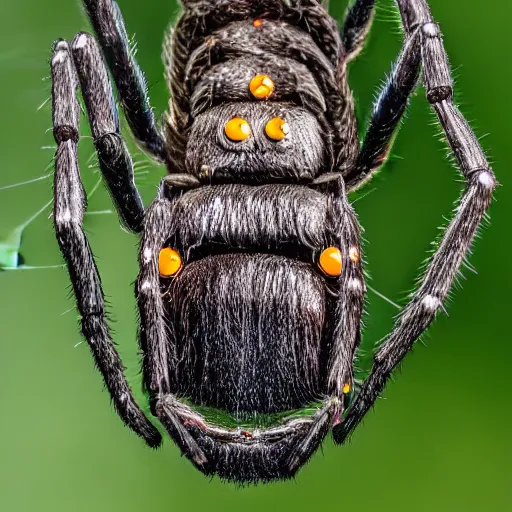 Prompt: photograph of a giant spider bear, 4 k, nikon d 8 5 0