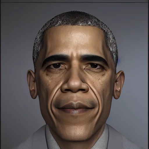 Prompt: realistic photo portrait of a man, renaissance style, looking like obama, volumetric lights, trending on artstation, studio photo, intricate details, highly detailed