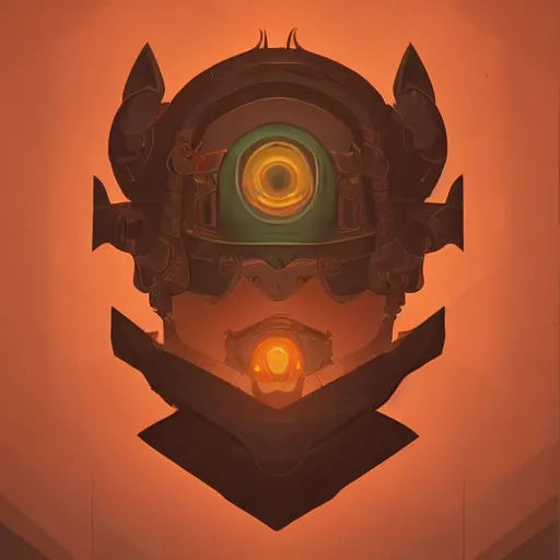 Image similar to beholder icon vector minimalist warcraft, loftis, cory behance hd by jesper ejsing, by rhads, makoto shinkai and lois van baarle, ilya kuvshinov, rossdraws global illumination, dungeons and dragons