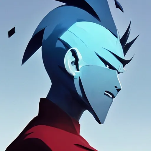 Image similar to face icon stylized minimalist trigun, loftis, cory behance hd by jesper ejsing, by rhads, makoto shinkai and lois van baarle, ilya kuvshinov, rossdraws global illumination