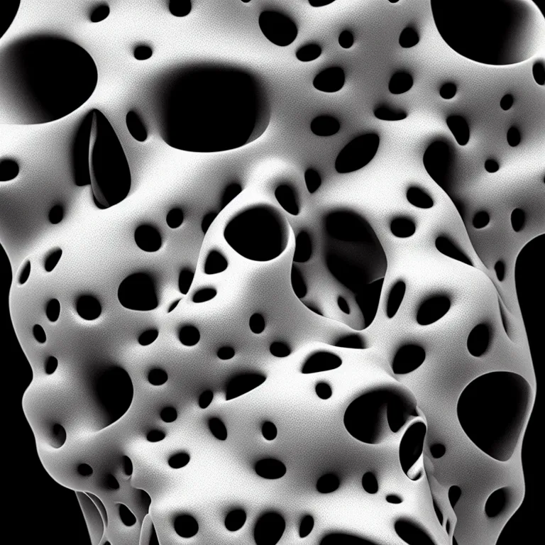 Image similar to black and white light 3D geometry, skull, matte bright highly detailed, poetic, 3D render, digital art, octane render, 8K artistic photography, photo-realistic, by Dora Maar