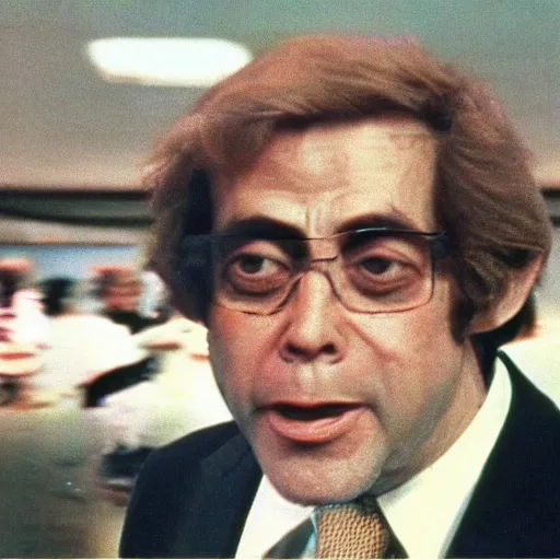 Prompt: public information film from the 1 9 7 0 s monkey faces