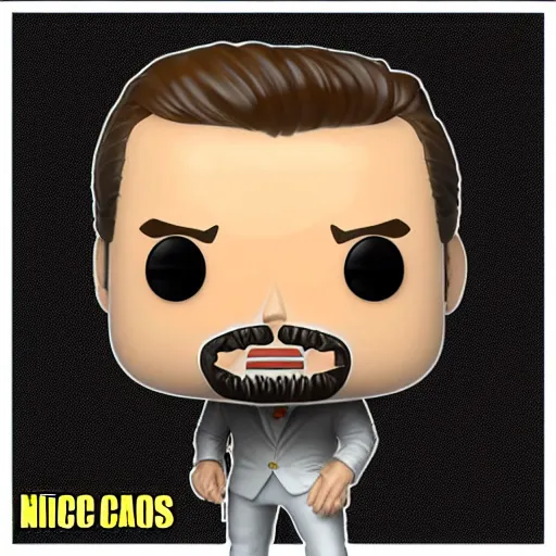 Image similar to nicholas cage funko - pop