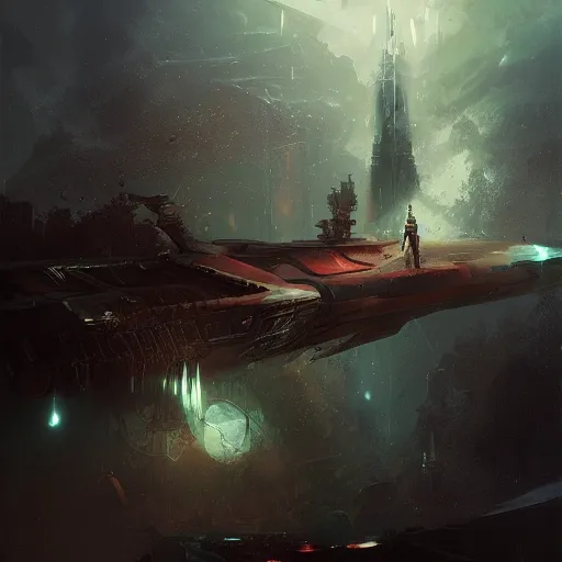 Image similar to gods of the deep, throne worlds, ascendent plane, art by Tom Bagshaw and ismail inceoglu