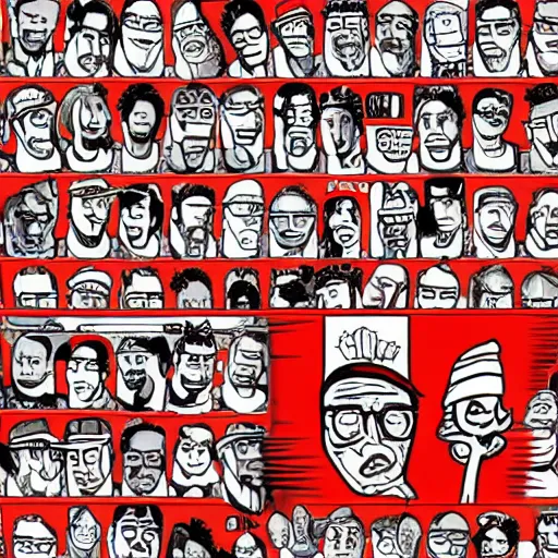 Prompt: “Waldo in a gta loading screen, where’s Waldo, gta style”