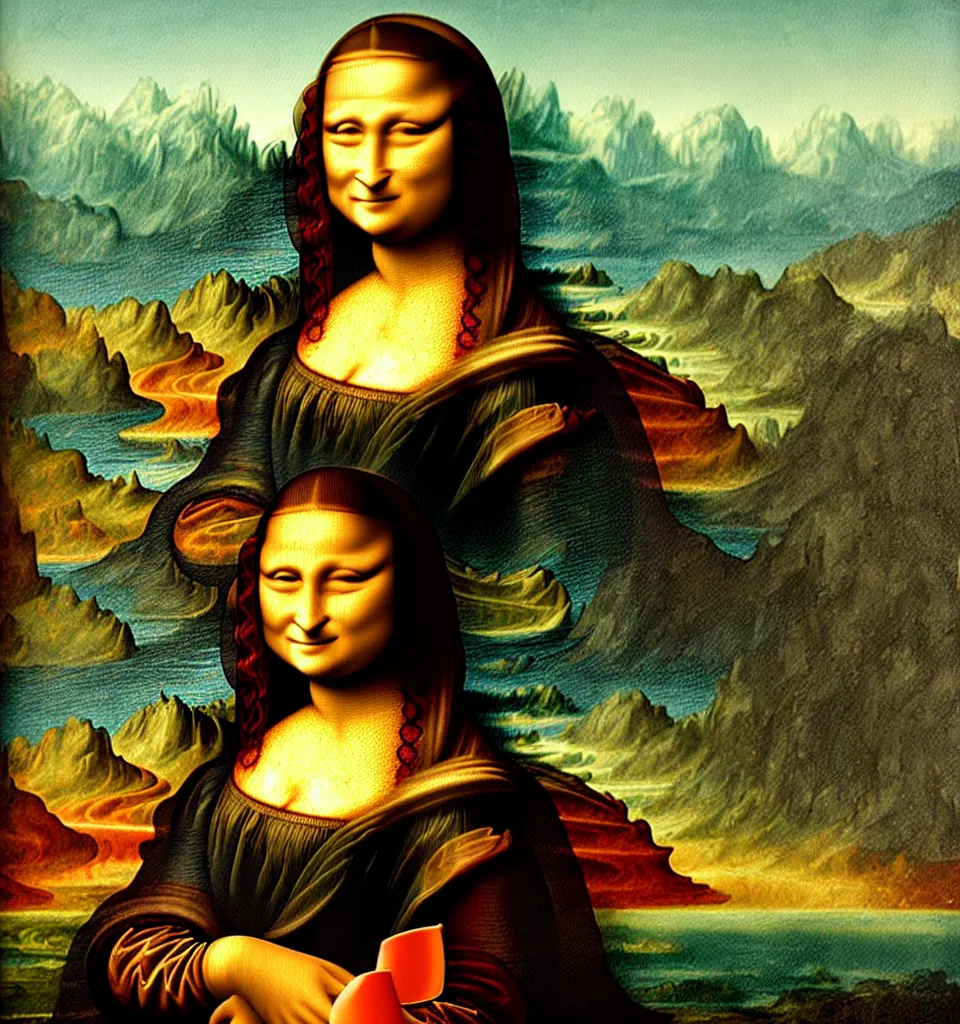 Mona Lisa The Simpsons- 5D Diamond Painting - DiamondByNumbers