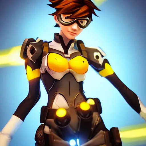 Image similar to tracer from overwatch smartphone photo