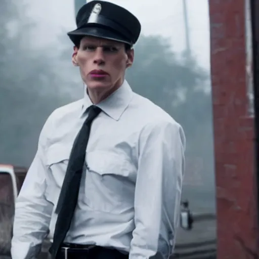 Image similar to Live Action Still of Jerma985 in A Hard Day's Night (Film), real life, hyperrealistic, ultra realistic, realistic, highly detailed, epic, HD quality, 8k resolution, body and headshot, film still