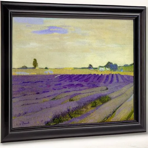 Image similar to field of lavender in france by james abbott mcneill whistler