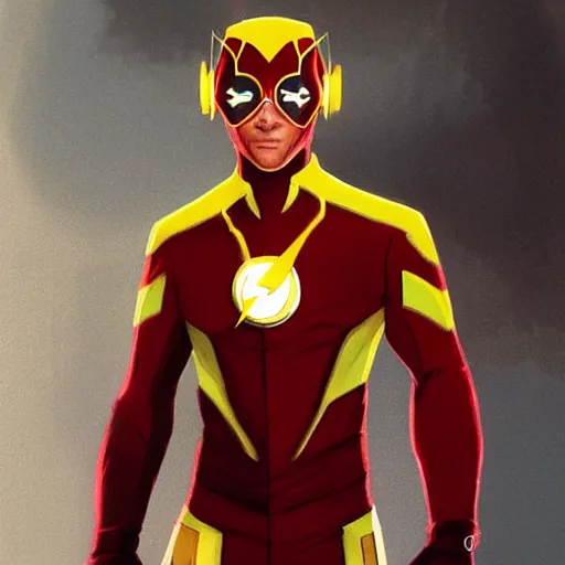 kid flash concept art