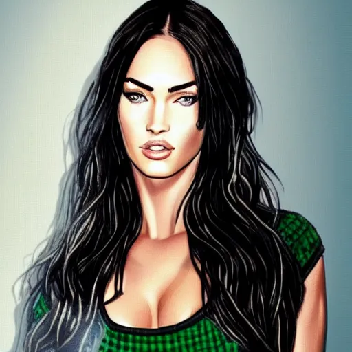 Image similar to megan fox, pixel art, pixel, cybes, photorealistic, realistic, ultra detailed