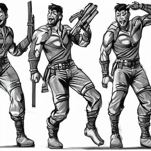 Image similar to Action pose drawing reference, Pinterest