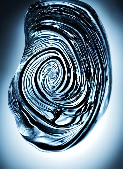 Image similar to portrait of a stunningly beautiful water drop, all styles combined and multiplied