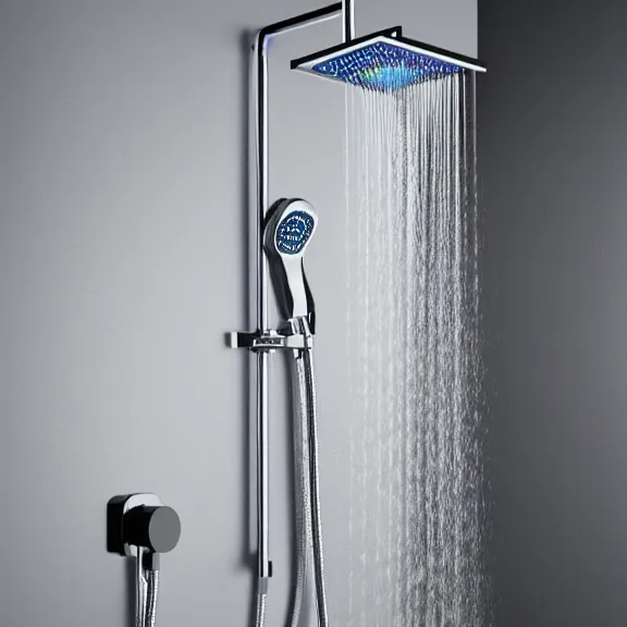 Image similar to RGB gaming shower manufactured by the company Razor