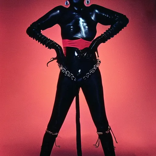 Prompt: grace jones as a space pirate