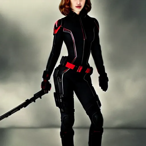 Prompt: natalie portman as black widow