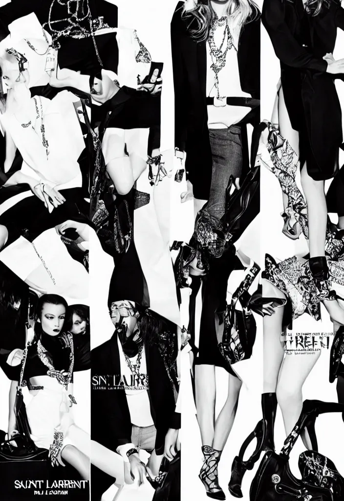 Image similar to Saint Laurent advertising campaign