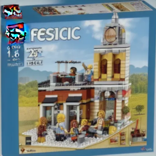 Prompt: music festival lego set