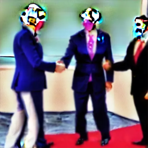 Image similar to Joe Biden shaking Maduro's Hand