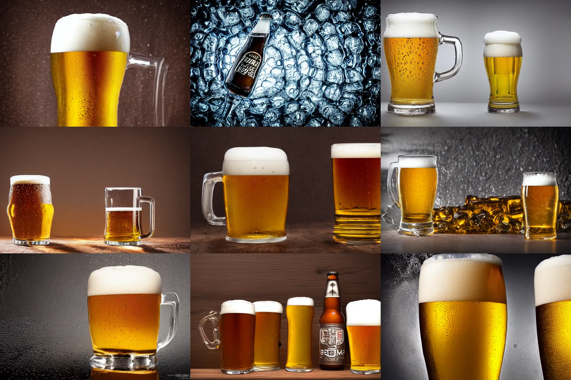 Prompt: glass of beer, product photography, highly detailed, beautiful lighting, award winning photography