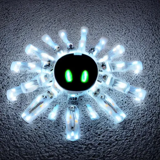 Image similar to skull with led lights eyes