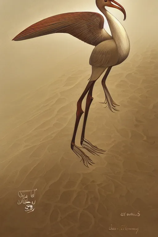 Image similar to Ibis-headed egyptian god, Thoth, on a sandstorm background, intricate, elegant, highly detailed, artstation, concept art, smooth, sharp focus, illustration, , digital art from artstation, digital art from deviantart, by Stjepan Sejic, Ruan Jia, and Mandy Jurgens, and Artgerm, and william adolphe bouguereau