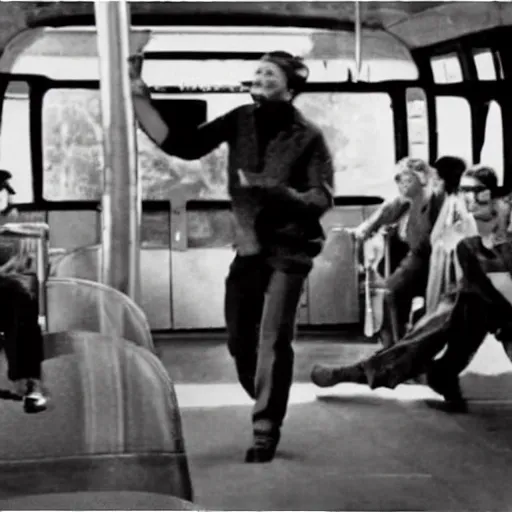 Image similar to bus fight scene from the film nobody
