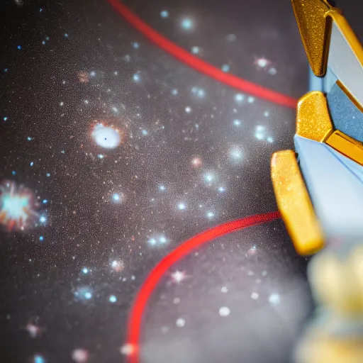 Image similar to star gazer gundam, award winning photography, raw, medium close up, canon eos r 5, f / 1. 4,